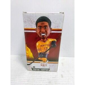 2015 LAKE ERIE MONSTERS CLEVELAND TRISTAN THOMPSON PLAY IT SAFE BOBBLEHEAD